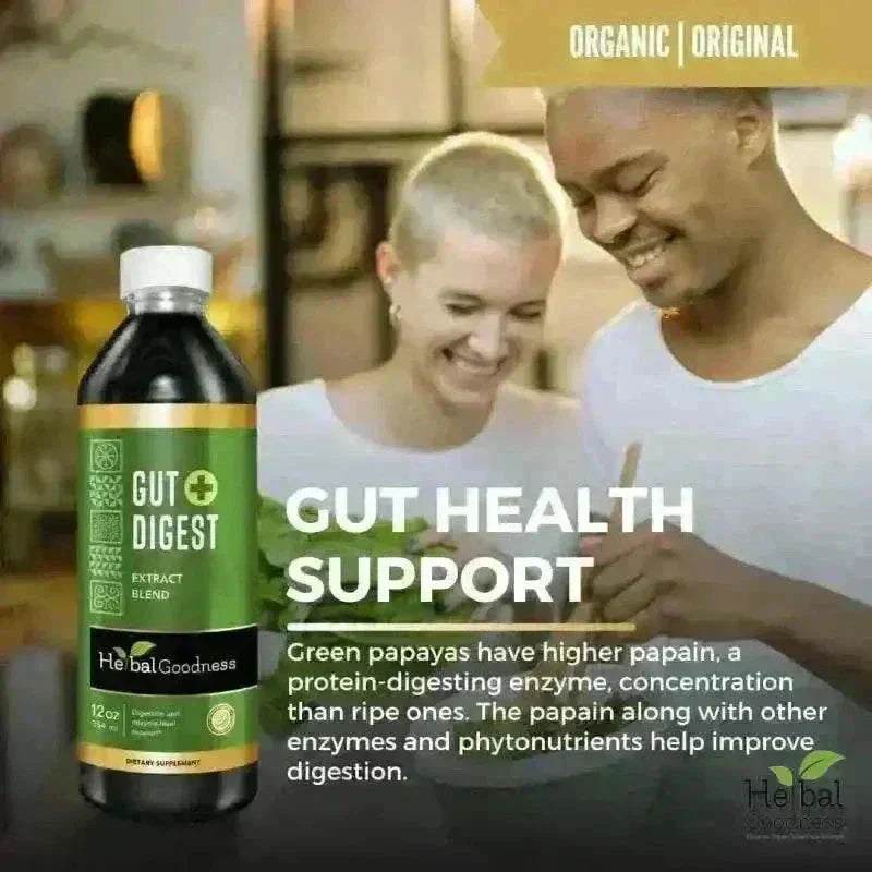 Gut Digest Plus - Organic 15X Liquid Extract - Gut &amp; Immunity Liquid Extract Herbal Goodness 
