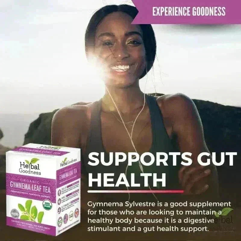 Gymnema Leaf Extract - Organic - Tea 24/2g Tea & Infusions Herbal Goodness 