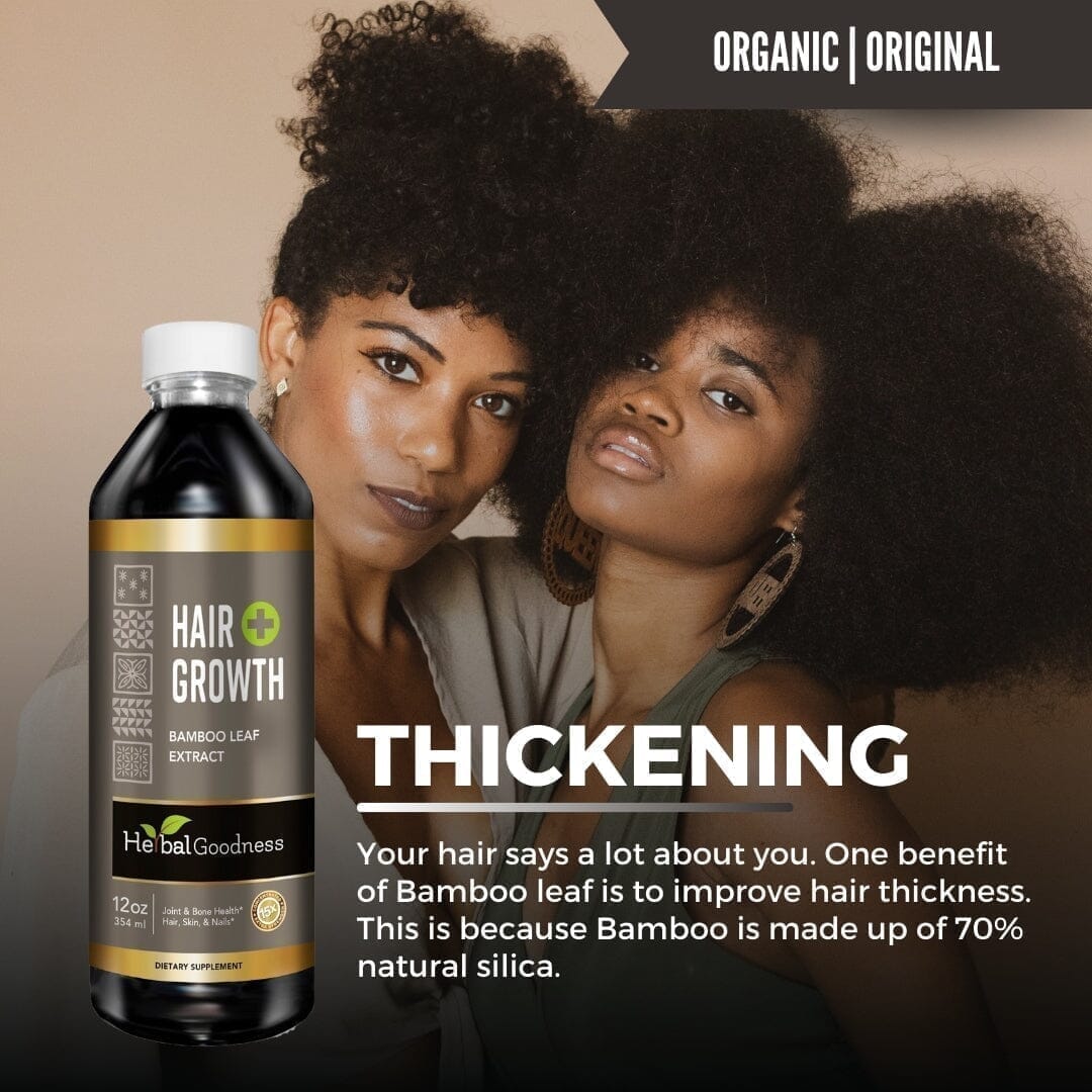 Hair Growth Plus - Organic - Liquid Tincture - Thicker Healthier Hair - Herbal Goodness Liquid Extract Herbal Goodness 