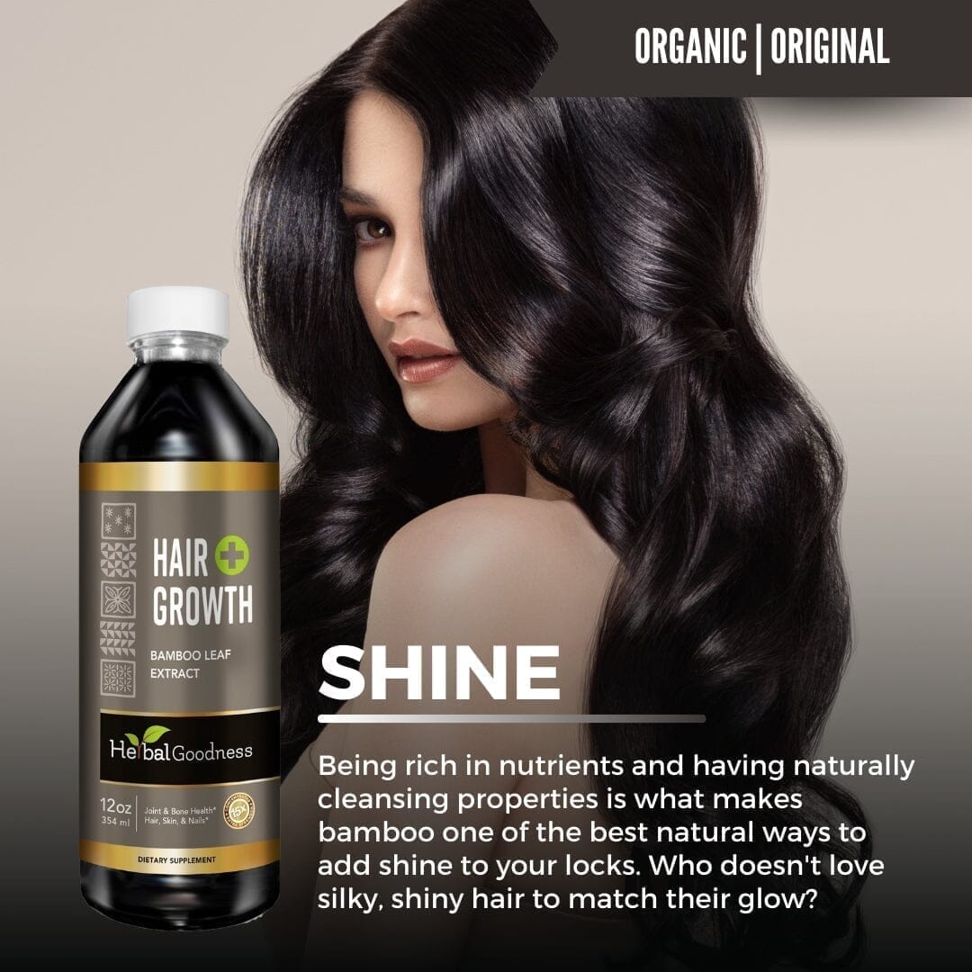 Hair Growth Plus - Organic - Liquid Tincture - Thicker Healthier Hair - Herbal Goodness Liquid Extract Herbal Goodness 