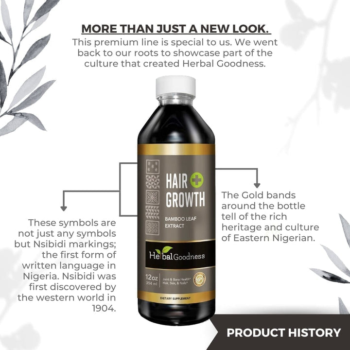 Hair Growth Plus - Organic - Liquid Tincture - Thicker Healthier Hair - Herbal Goodness Liquid Extract Herbal Goodness 