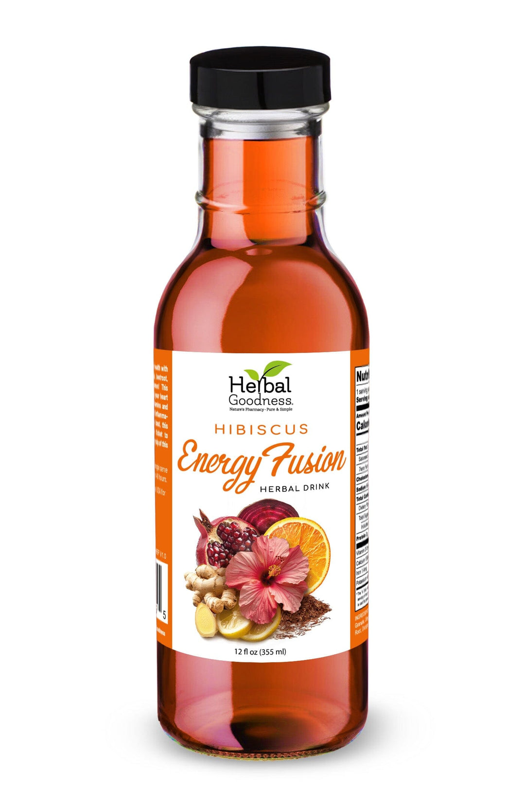 Herbal Drinks - Herbal Goodness Herbal Drinks Herbal Goodness Hibiscus Energy Fusion - Herbal Drink - 12oz 