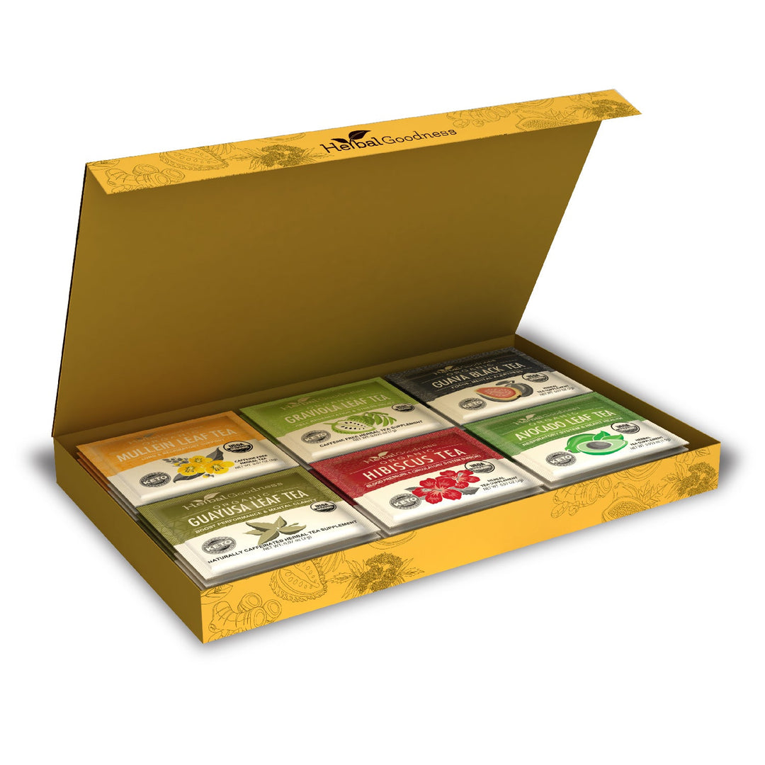 🌿 Herbal Tea Gift Set – Wellness Tea Gift Variety Collection - Organic 24 Teabags