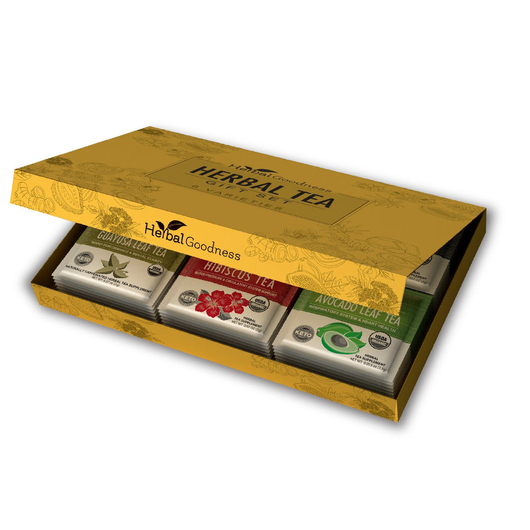 🌿 Herbal Tea Gift Set – Wellness Tea Gift Variety Collection - Organic 24 Teabags