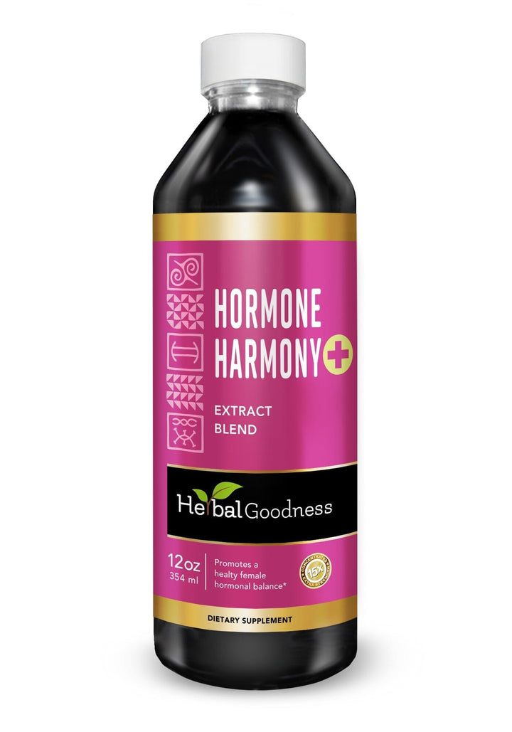 Hormone Harmony - 15X Liquid Extract - Female Menopausal Aid Liquid Extract Herbal Goodness 12 oz 