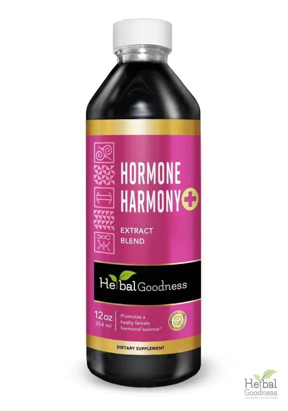 Hormone Harmony - 15X Liquid Extract - Female Menopausal Aid Liquid Extract Herbal Goodness 12 oz 