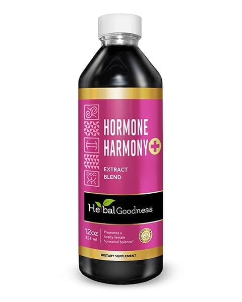 Hormone Harmony Liquid Extract - Female Hormonal Support - Herbal Goodness Liquid Extract Herbal Goodness 12 oz 