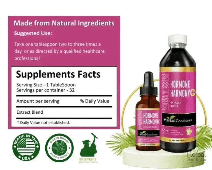 Hormone Harmony Liquid Extract - Herbal Goodness Liquid Extract Herbal Goodness 