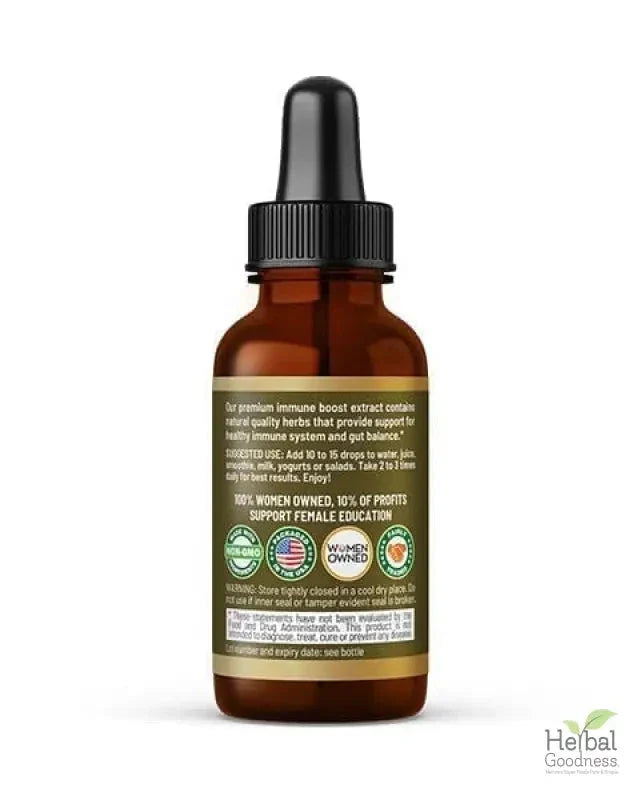 Immune Boost - 15X Liquid Extract - Immunity & Gut Liquid Extract Herbal Goodness 