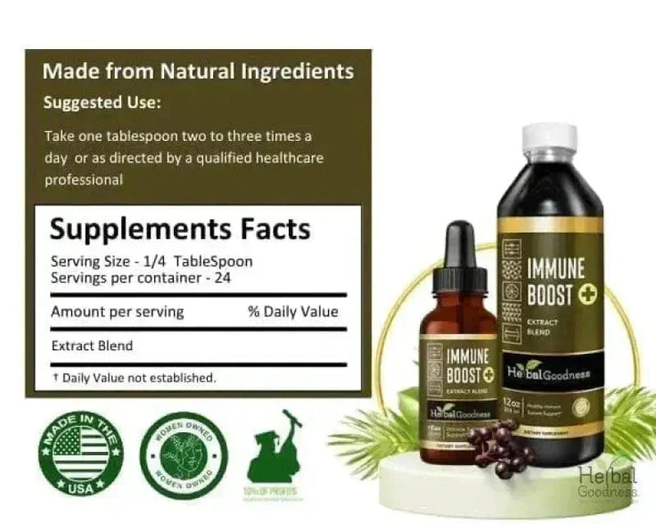 Immune Boost Plus Liquid Extract - Herbal Goodness Liquid Extract Herbal Goodness 