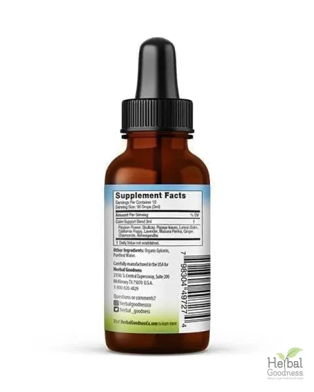 Kids Collection - Focus, Calm, Sleep, Tummy and Immune Support - Liquid Extract- 1oz - Herbal Goodness Liquid Extract Herbal Goodness 