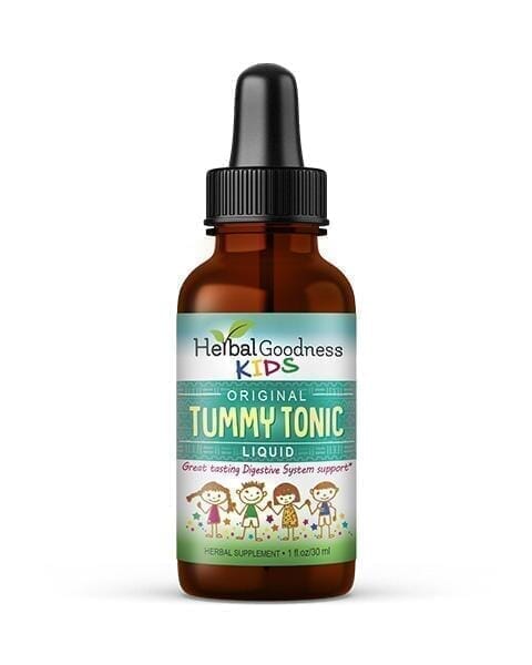 Kids Collection - Focus, Calm, Sleep, Tummy and Immune Support - Liquid Extract- 1oz - Herbal Goodness Liquid Extract Herbal Goodness Kids Tummy Tonic -1oz 