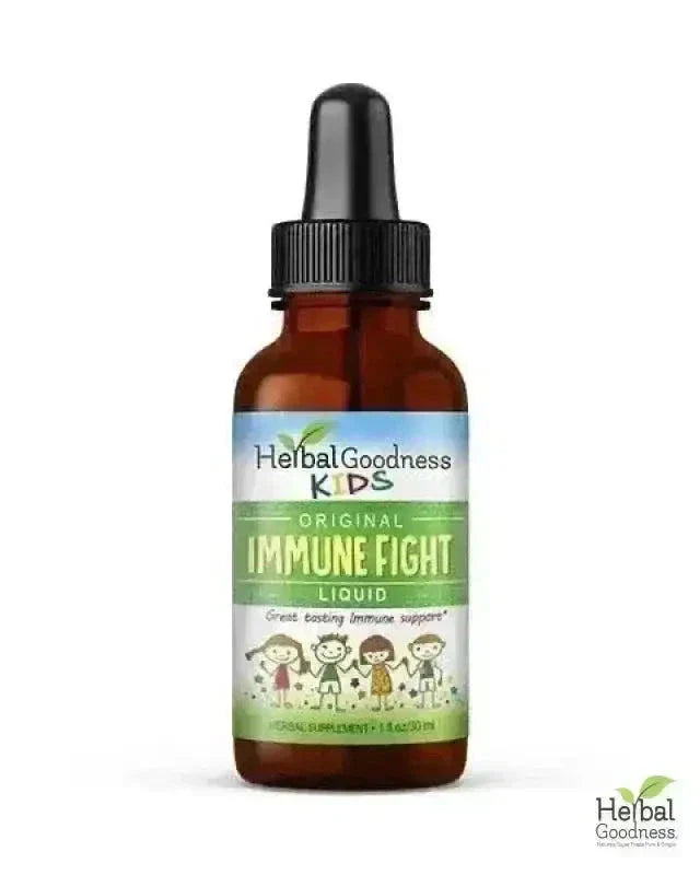 Kids Plant-Based Supplements - Organic 1oz 15X Liquid Extract - Focus, Calm, Sleep, Tummy Liquid Extract Herbal Goodness Immune Support 