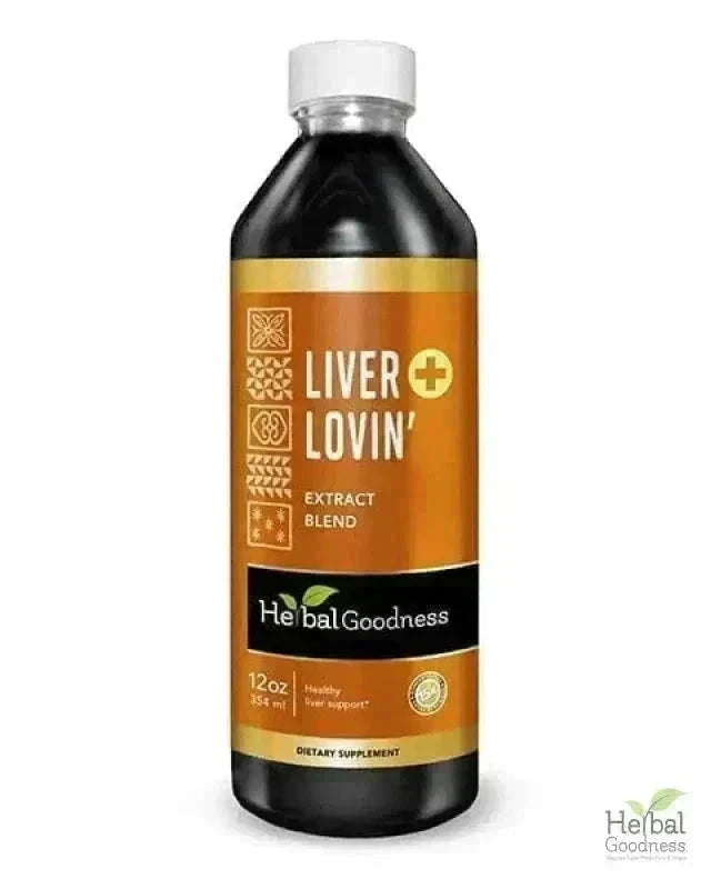 Liver Lovin' Liquid Extract – Herbal Blend - Herbal Goodness Liquid Extract Herbal Goodness 12 oz 