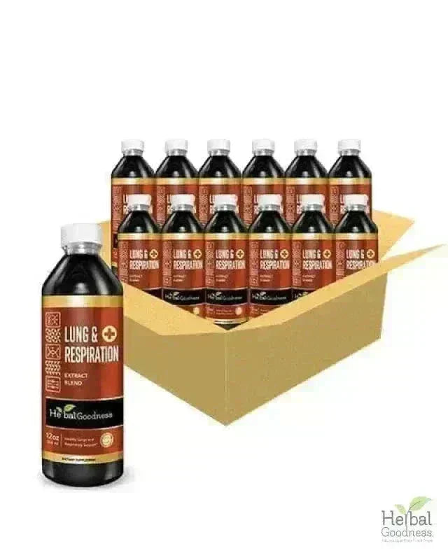 Lungs and Respiration Liquid Extract Liquid Extract Herbal Goodness 12 oz Case(12) 