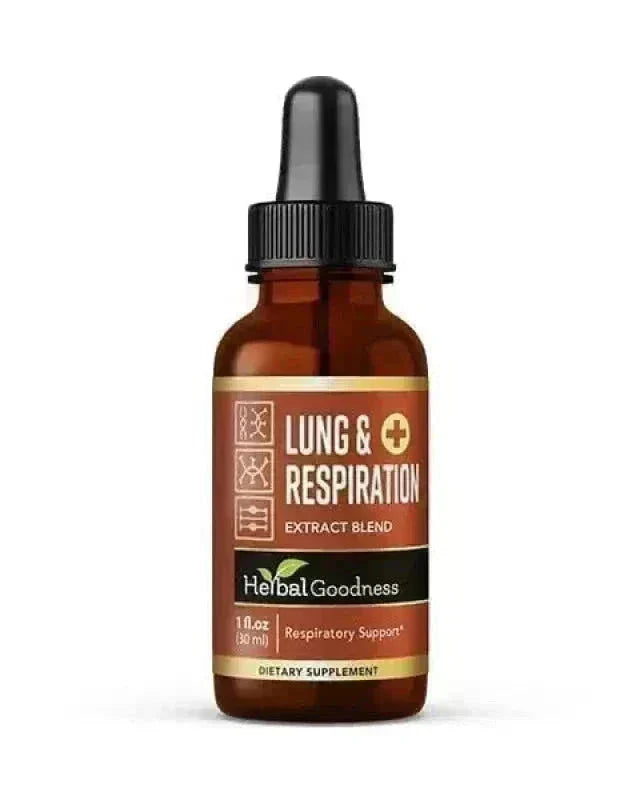 Lungs and Respiration Liquid Extract Liquid Extract Herbal Goodness 1 oz 