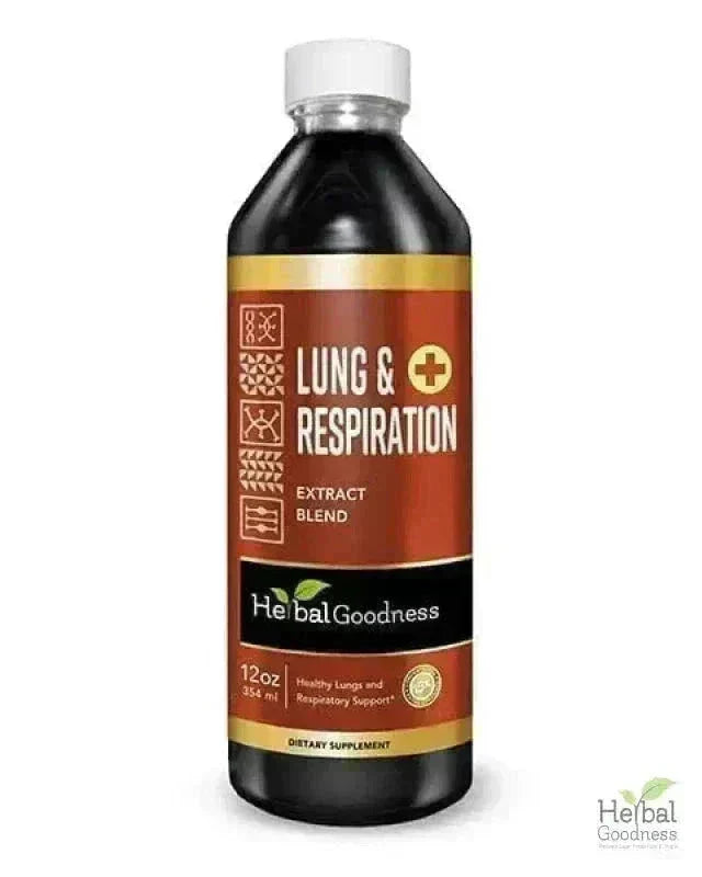 Lungs and Respiration Liquid Extract Liquid Extract Herbal Goodness 12 oz 