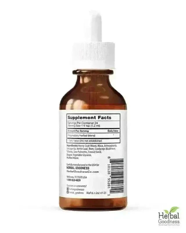 Man Up Men - 2fl.oz - Male Hormones & Vitality Liquid Extract Herbal Goodness 