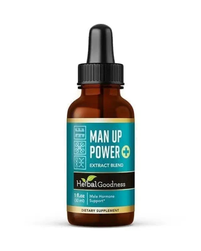 Man-Up Power - 15X Liquid Extract - Male Hormone & Vitality Liquid Extract Herbal Goodness 1 oz 