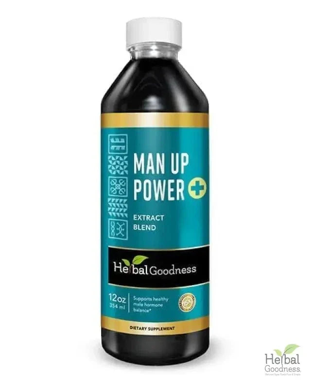 Man-Up Power - 15X Liquid Extract - Male Hormone & Vitality Liquid Extract Herbal Goodness 12 oz 