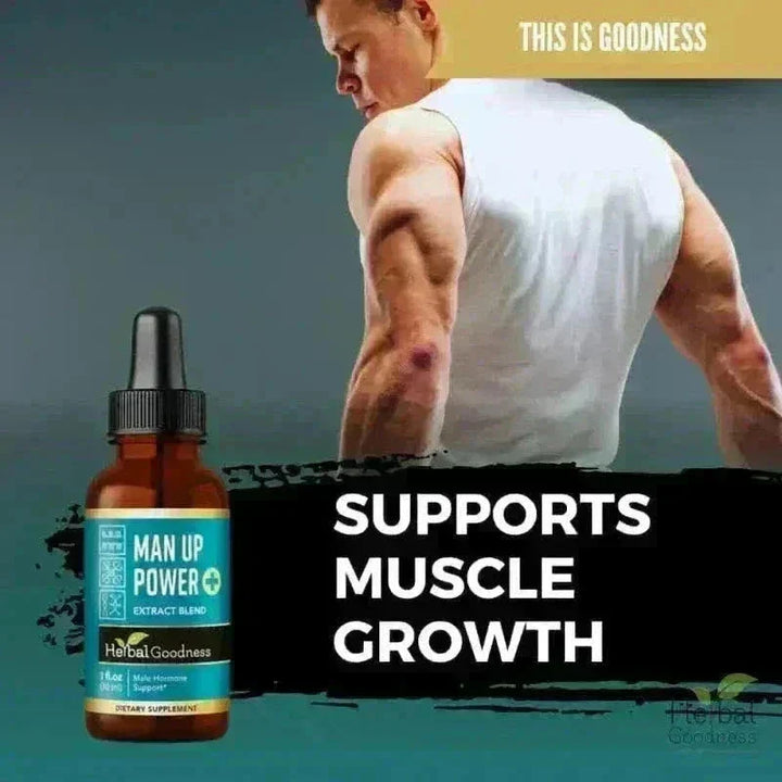 Man-Up Power - 15X Liquid Extract - Male Hormone & Vitality Liquid Extract Herbal Goodness 