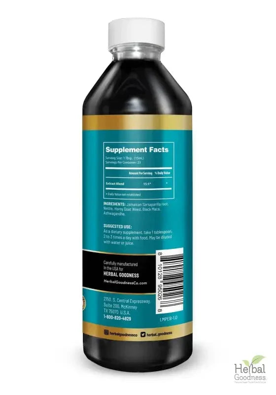 Man-Up Power - 15X Liquid Extract - Male Hormone & Vitality Liquid Extract Herbal Goodness 