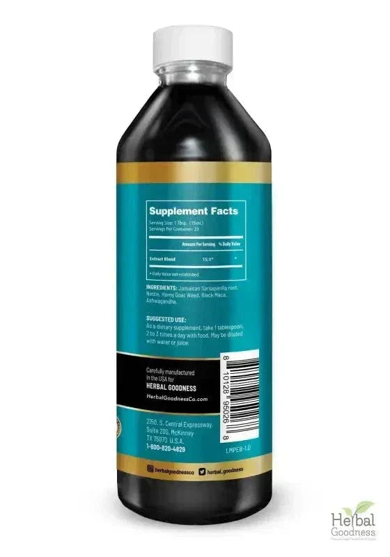 Man-Up Power - 15X Liquid Extract - Male Hormone & Vitality Liquid Extract Herbal Goodness 