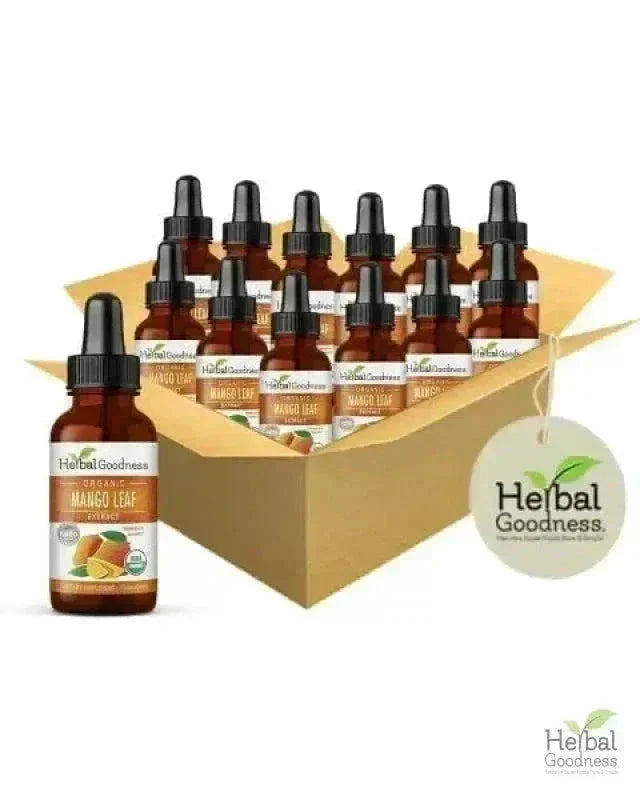 Mango Leaf Extract – Liquid Extract - 1oz Liquid Extract Herbal Goodness 1 oz Case 12 