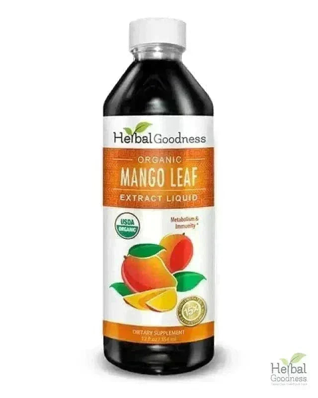 Mango Leaf Extract – Liquid Extract - 1oz Liquid Extract Herbal Goodness 12 oz 