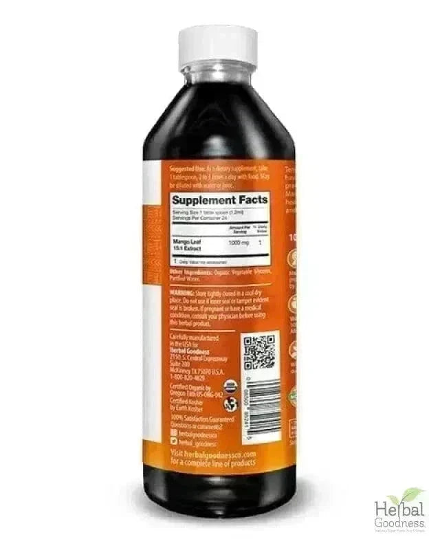 Mango Leaf Extract – Liquid Extract - 1oz Liquid Extract Herbal Goodness 
