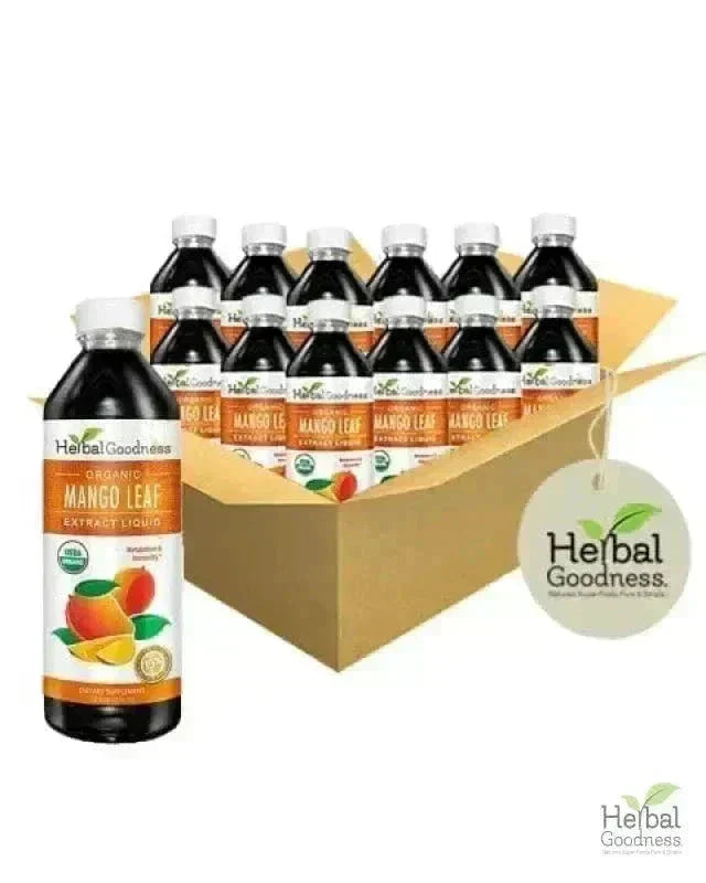 Mango Leaf Extract – Liquid Herbal Formula | Plant-Based Botanical Blend Liquid Extract Herbal Goodness 12 oz Case(12) 