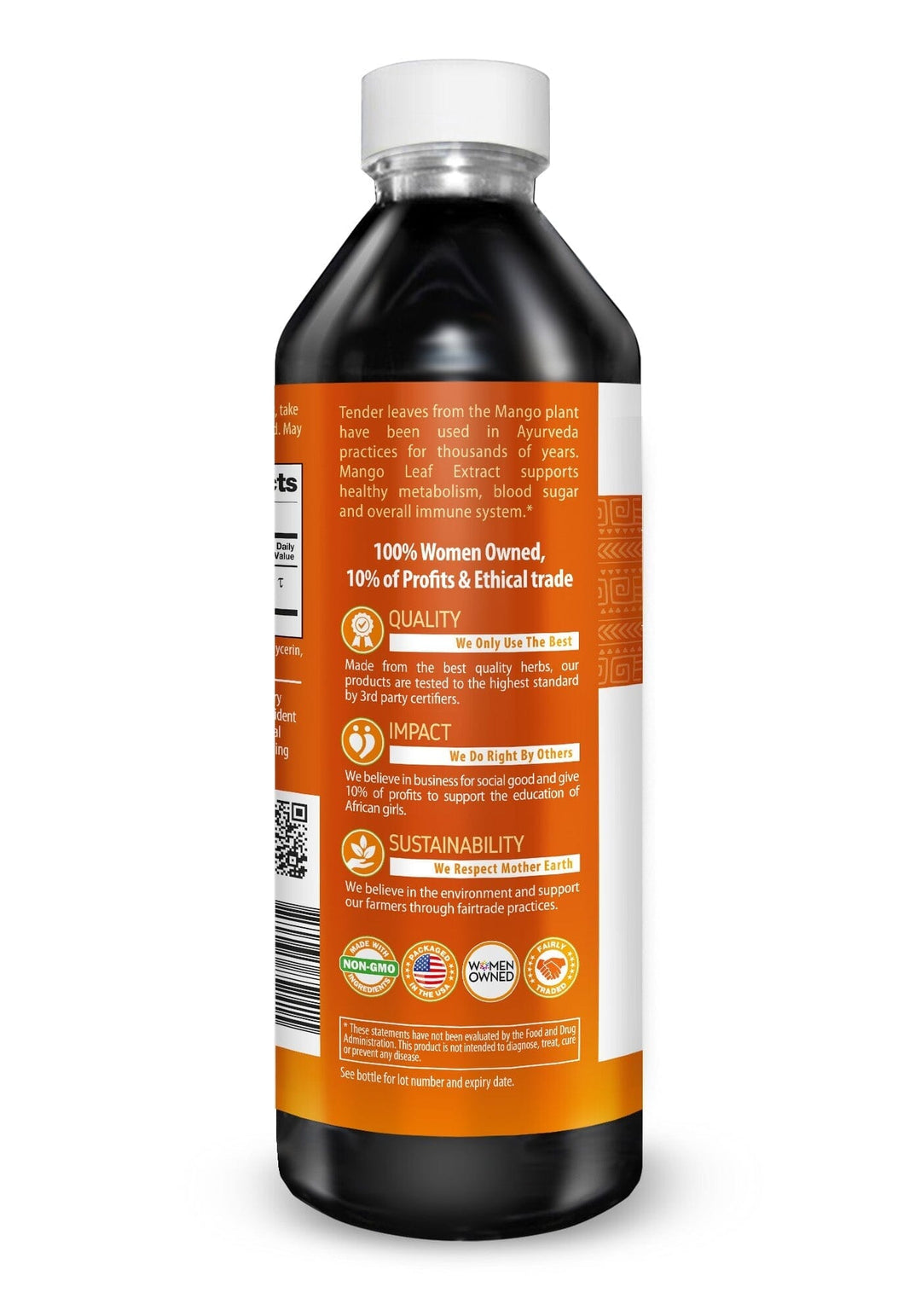 Mango Leaf - Organic 1oz 15X Liquid Extract - Heart Health Liquid Extract Herbal Goodness 