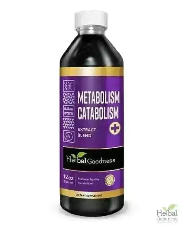 Metabolism & Catabolism 15X Liquid Extract – Natural Blood Sugar & Metabolic Support Liquid Extract Herbal Goodness 