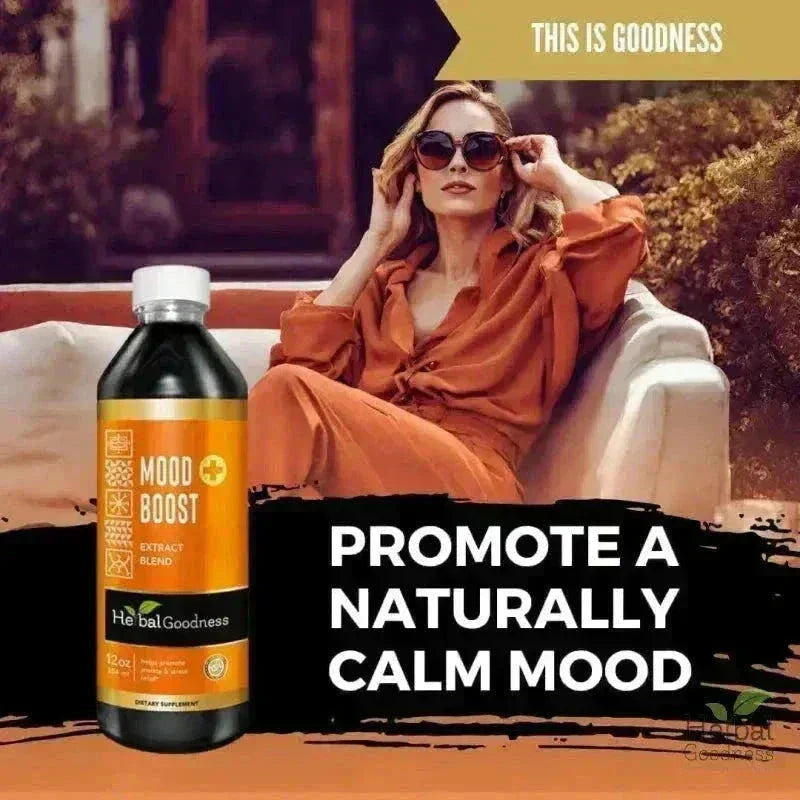 Mood Boost Extract Blend Liquid - Natural, Non-GMO Liquid Extract Herbal Goodness 