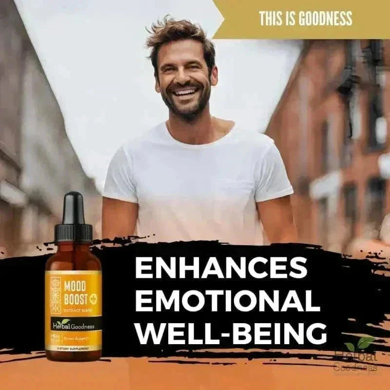 Mood Boost Extract Blend Liquid - Natural, Non-GMO - Herbal Goodness Liquid Extract Herbal Goodness 