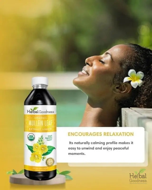 Mullein Leaf - Organic 15X Liquid Extract - Respiratory &amp; Lung Health Liquid Extract Herbal Goodness 