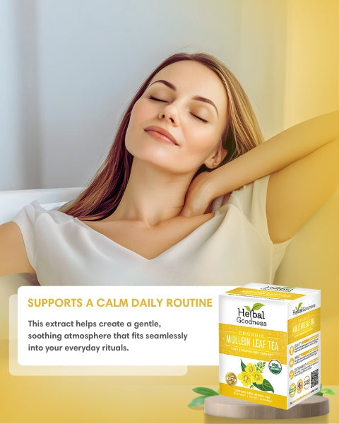 Mullein Leaf Tea - Organic 24 Tea Bags - Respiratory & Lung