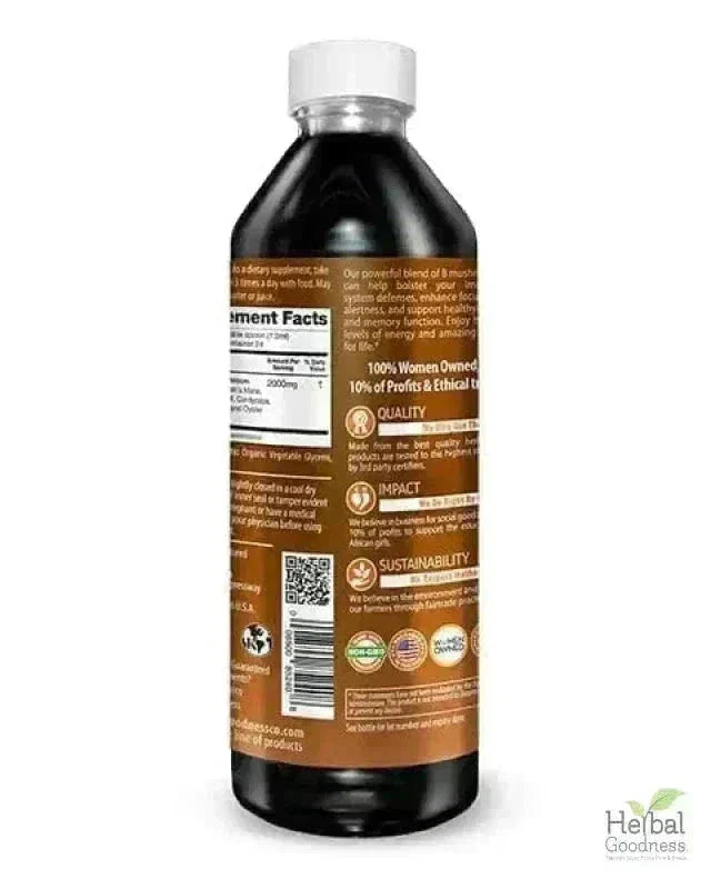 Mushroom Blend Extract - Immunity Liquid Extract Herbal Goodness 