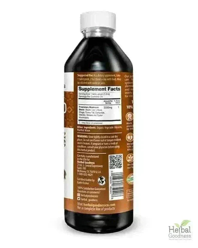 Mushroom Blend Extract - Immunity Liquid Extract Herbal Goodness 