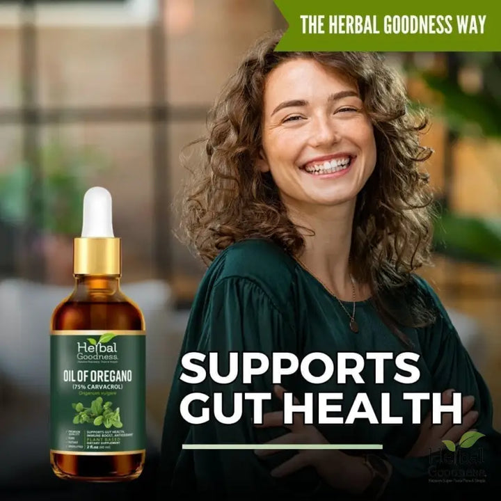 Oil of Oregano (75% Carvacrol) - 2oz Liquid - Immunity Liquid Extract Herbal Goodness 