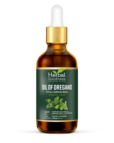 Oil Of Oregano - Supports Gut Health - Immune Boost Buy Liquid Extract