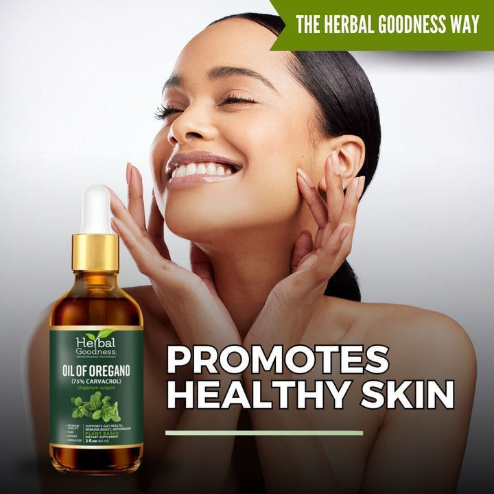 Oil of Oregano (75% Carvacrol) - 2oz Liquid - Immunity Liquid Extract Herbal Goodness 