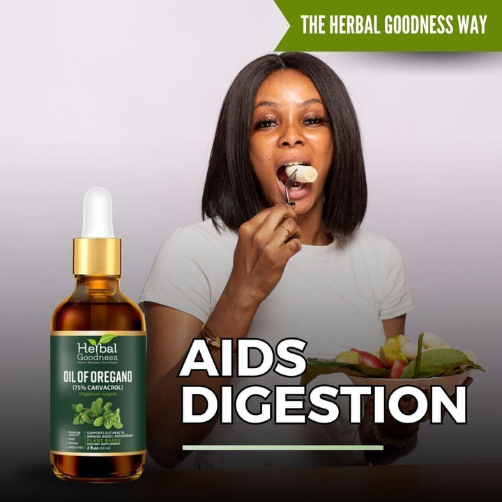 Oil of Oregano (75% Carvacrol) - 2oz Liquid - Immunity Liquid Extract Herbal Goodness 