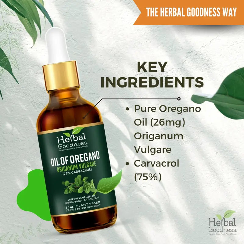 Oil of Oregano + Black Seed Oil Bundle – Natural Immune Defense - Herbal Goodness