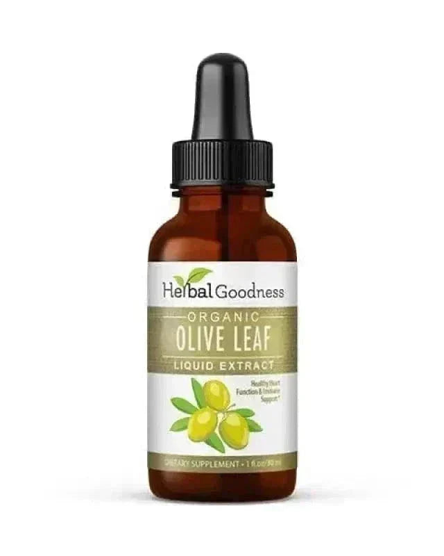 Olive Leaf Extract Liquid - 15X Strength - Herbal Goodness Liquid Extract Herbal Goodness 1 oz 