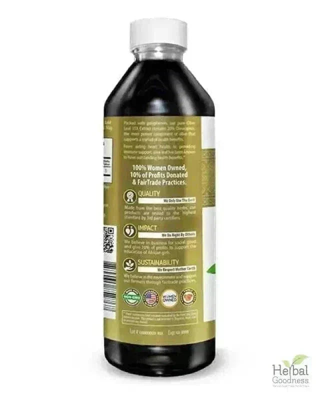 Olive Leaf Extract Liquid - 15X Strength Liquid Extract Herbal Goodness 
