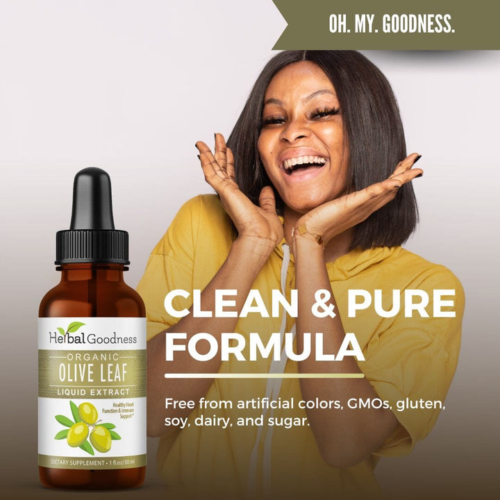 Olive Leaf Extract Liquid - 15X Strength - Herbal Goodness Liquid Extract Herbal Goodness 