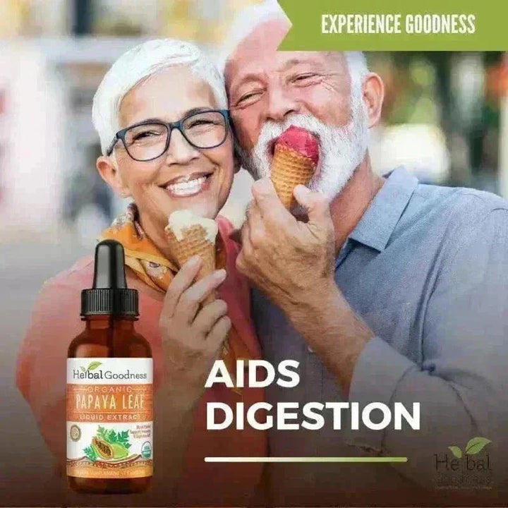 Papaya Leaf Extract - Organic 1oz 15X Liquid - Blood Platelet Liquid Extract Herbal Goodness 