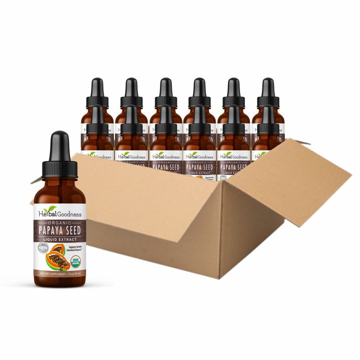 Papaya Seed Extract Liquid - Organic 1oz - Detox Kidney & Digestion - Herbal Goodness Buy Liquid Extract