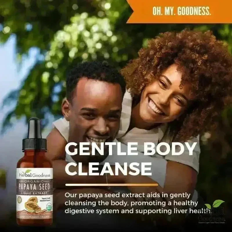 Papaya Seed - Organic 15X Liquid Extract - Colon & Gut Cleanse Liquid Extract Herbal Goodness 